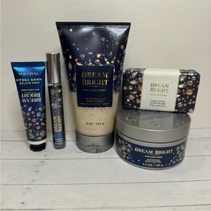 Dream Bright Bath Body Works Body Scrub Cream Perfume Butter Bar Lot Set Bundle